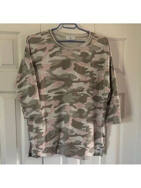 Camo Print Short Sleeve Tee